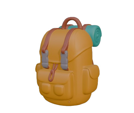 Simple 3D Bag Free Free 3D model_1