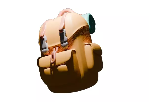 Simple 3D Bag Free Free 3D model_0