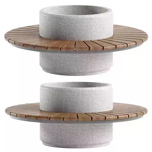 ROUND PLANTER BENCH 194