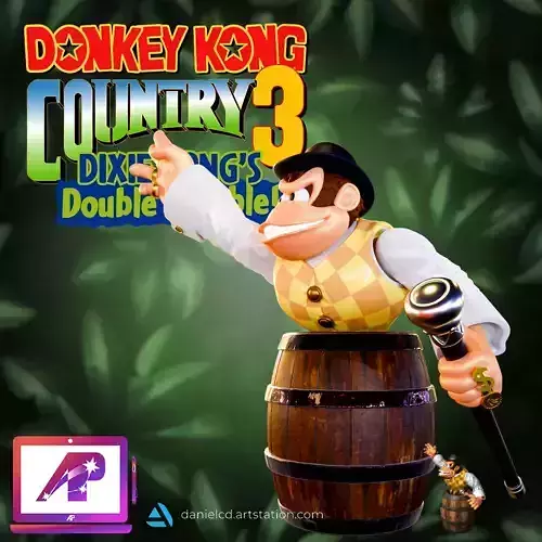 Donkey Kong Country 3 Swanky Kong