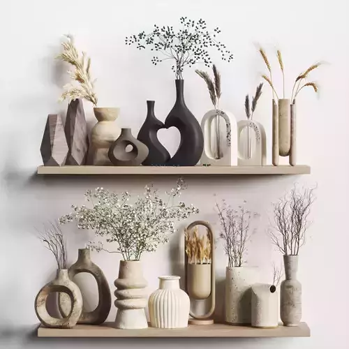 Decorative set 16-Vase collection01