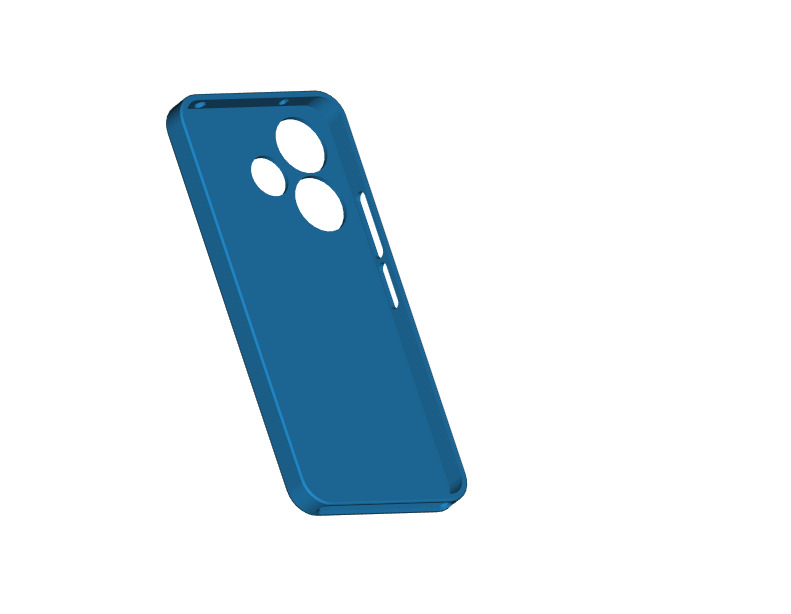 Xiaomi Redmi 13 case 3D print model_1