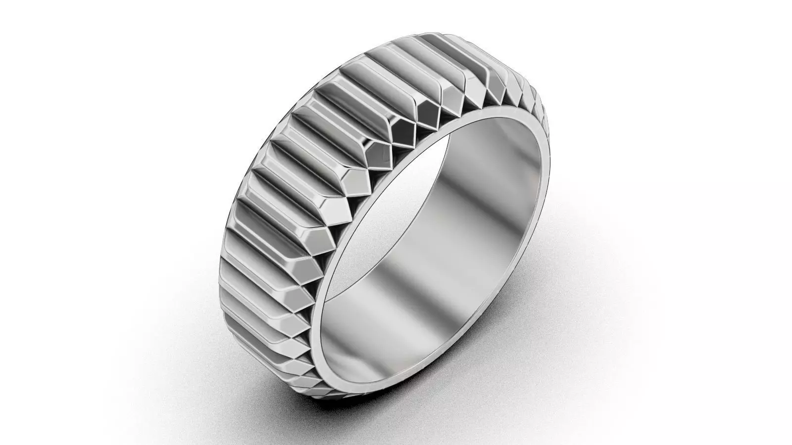 Geometric Gear Ring 3D print model