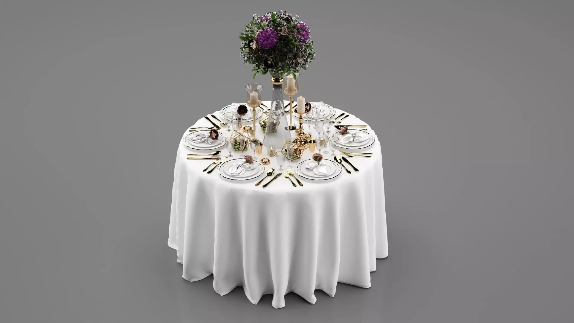 Wedding Table 3D model