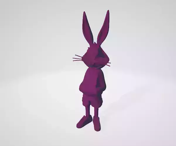 Bugs Urban Bunny Fan art 3D print model