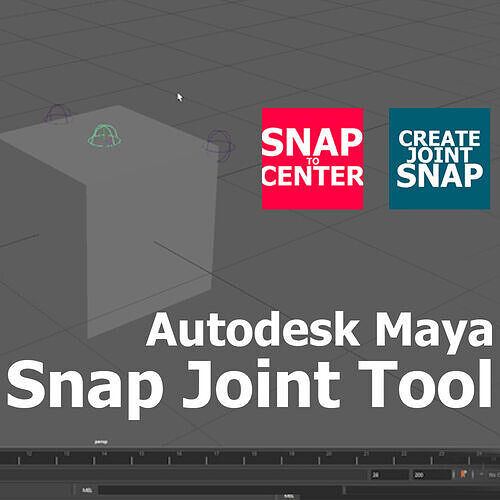 XPSnap Joint Script -- Autodesk Maya -- PYTHON Free 3D model
