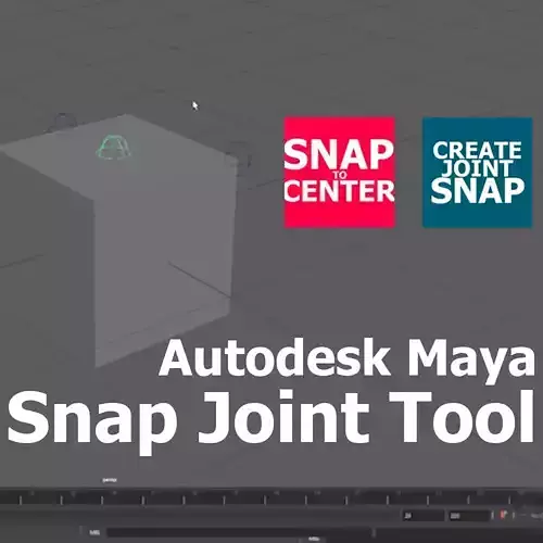 XPSnap Joint Script -- Autodesk Maya -- PYTHON Free 3D model