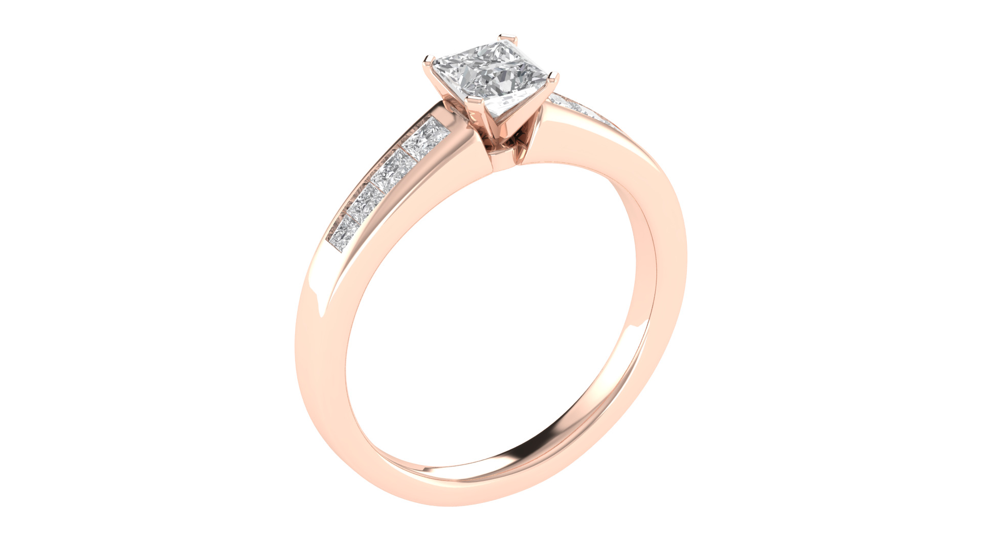 Women Ring Render 3dm STL OBJ FBX TXT Details 3D print model_4