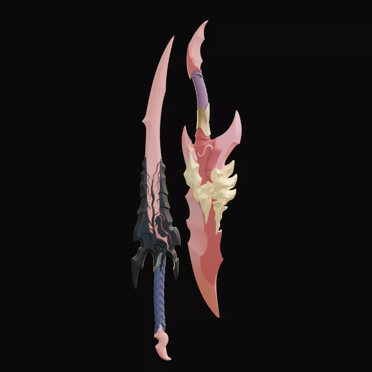 Kamish Wrath Dagger Solo Levelling Prop Fan Art 3D print model_0