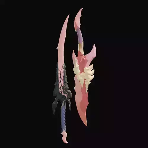 Kamish Wrath Dagger Solo Levelling Prop Fan Art