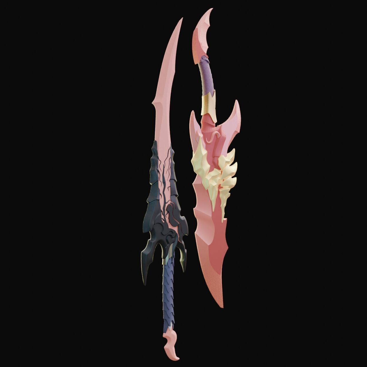 Kamish Wrath Dagger Solo Levelling Prop Fan Art 3D print model_1