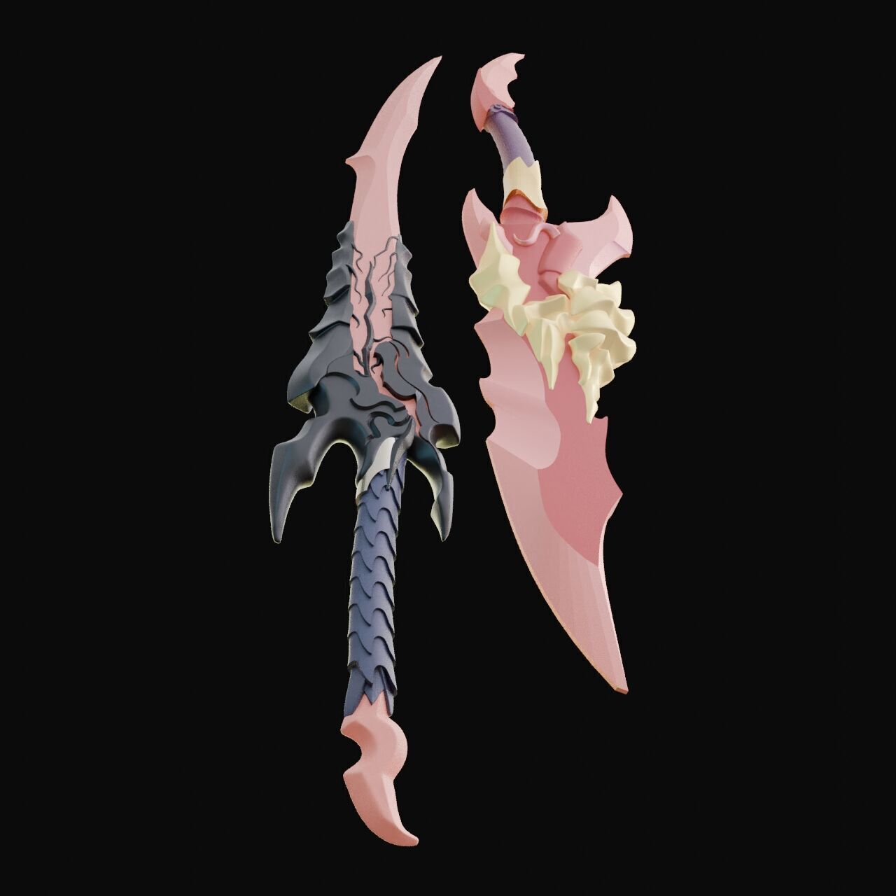 Kamish Wrath Dagger Solo Levelling Prop Fan Art 3D print model_2