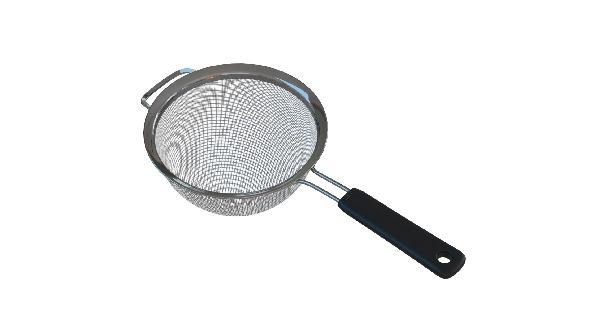 Fine Mesh Strainer Low-poly 3D model_7