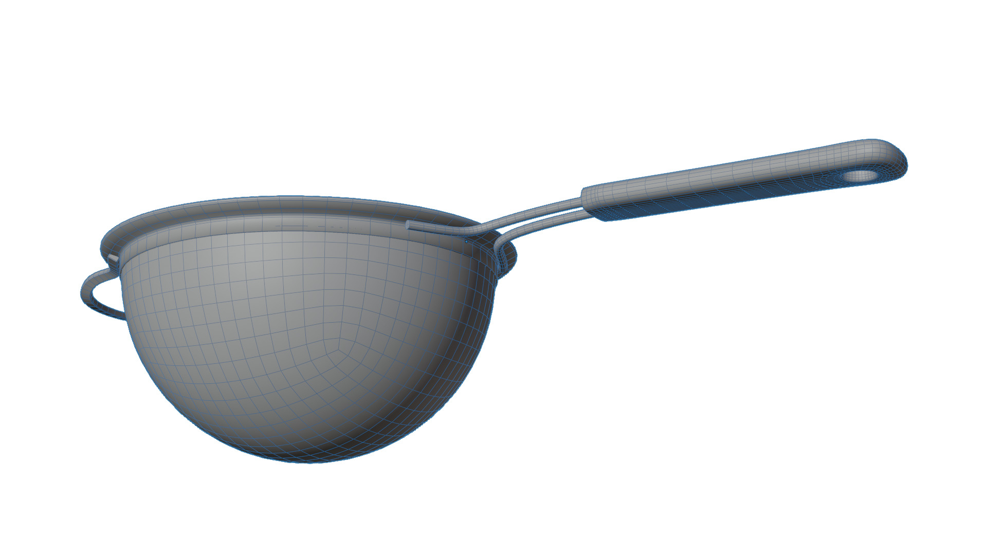 Fine Mesh Strainer Low-poly 3D model_8