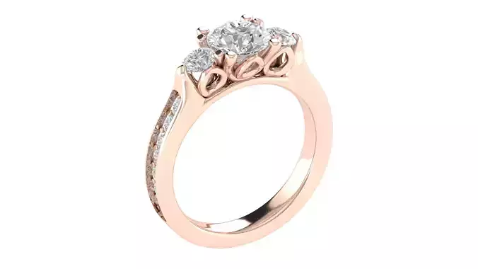 Women Ring  Render 3dm STL OBJ FBX TXT Details