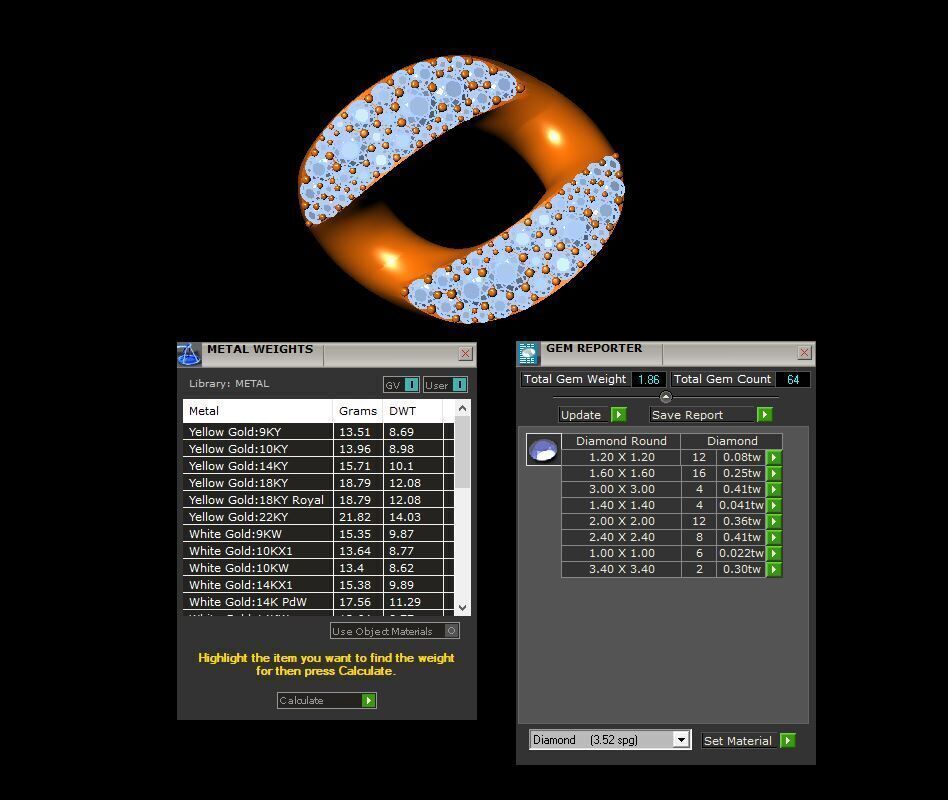 Lock and cuban link22mm mosaic setting 2025 3D model_7