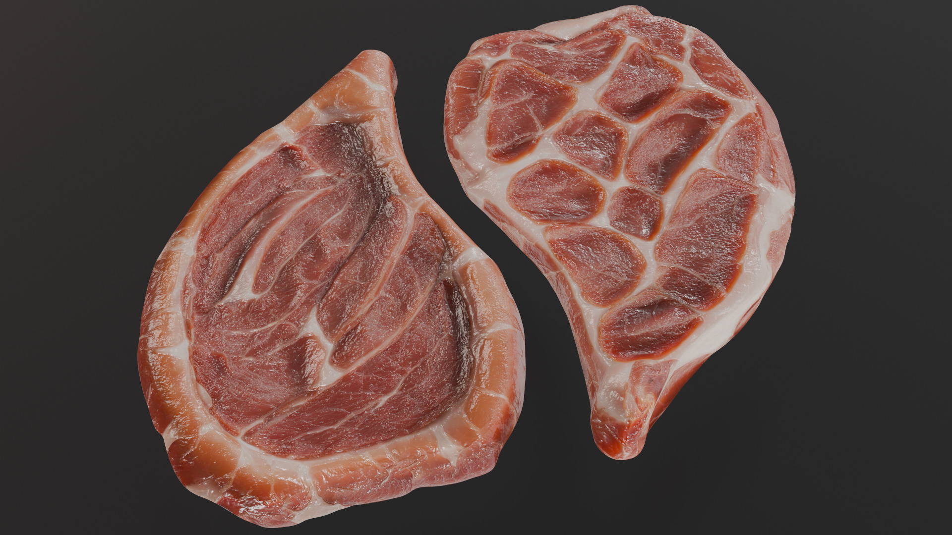 Pork Cut 3D model_10