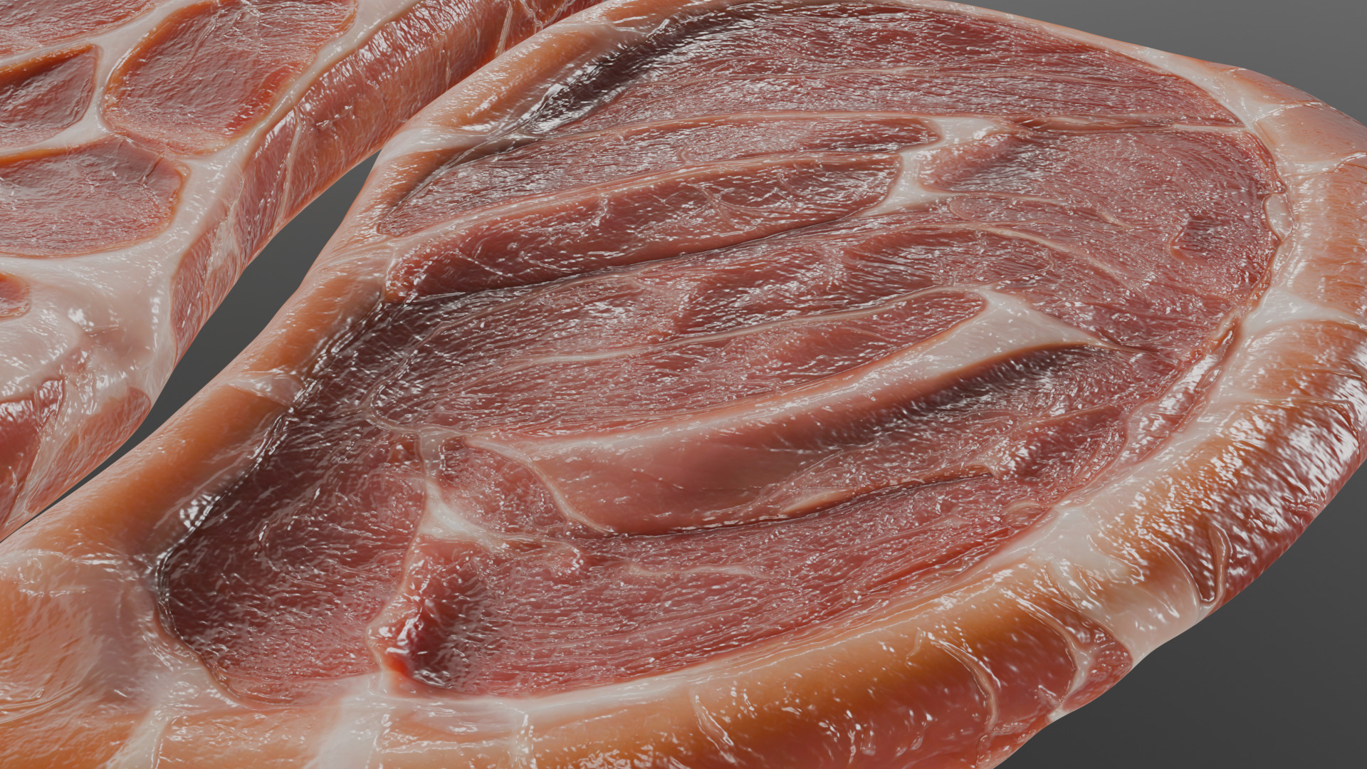 Pork Cut 3D model_2