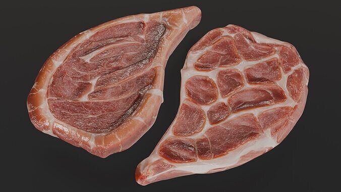 Pork Cut 3D model 2