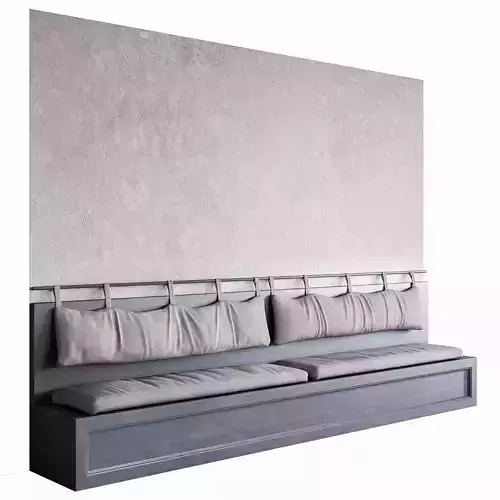 Cafe Seating Area 6 3D model
