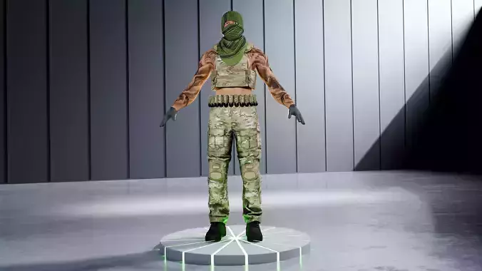 Tommy CHARACTER V2 RIGGED Low-poly 3D model