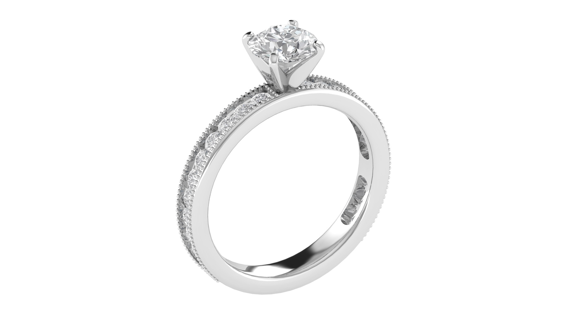 Women Ring Render 3dm STL OBJ FBX TXT Details 3D print model_4