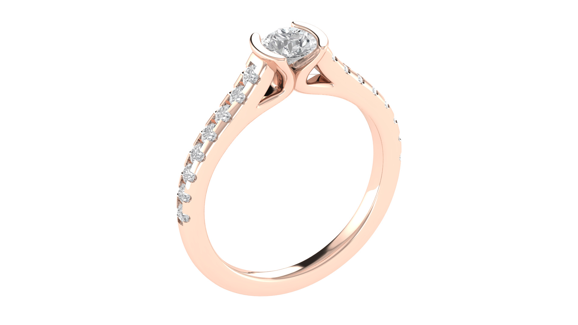 Women Ring  Render 3dm STL OBJ FBX TXT Details 3D print model_4