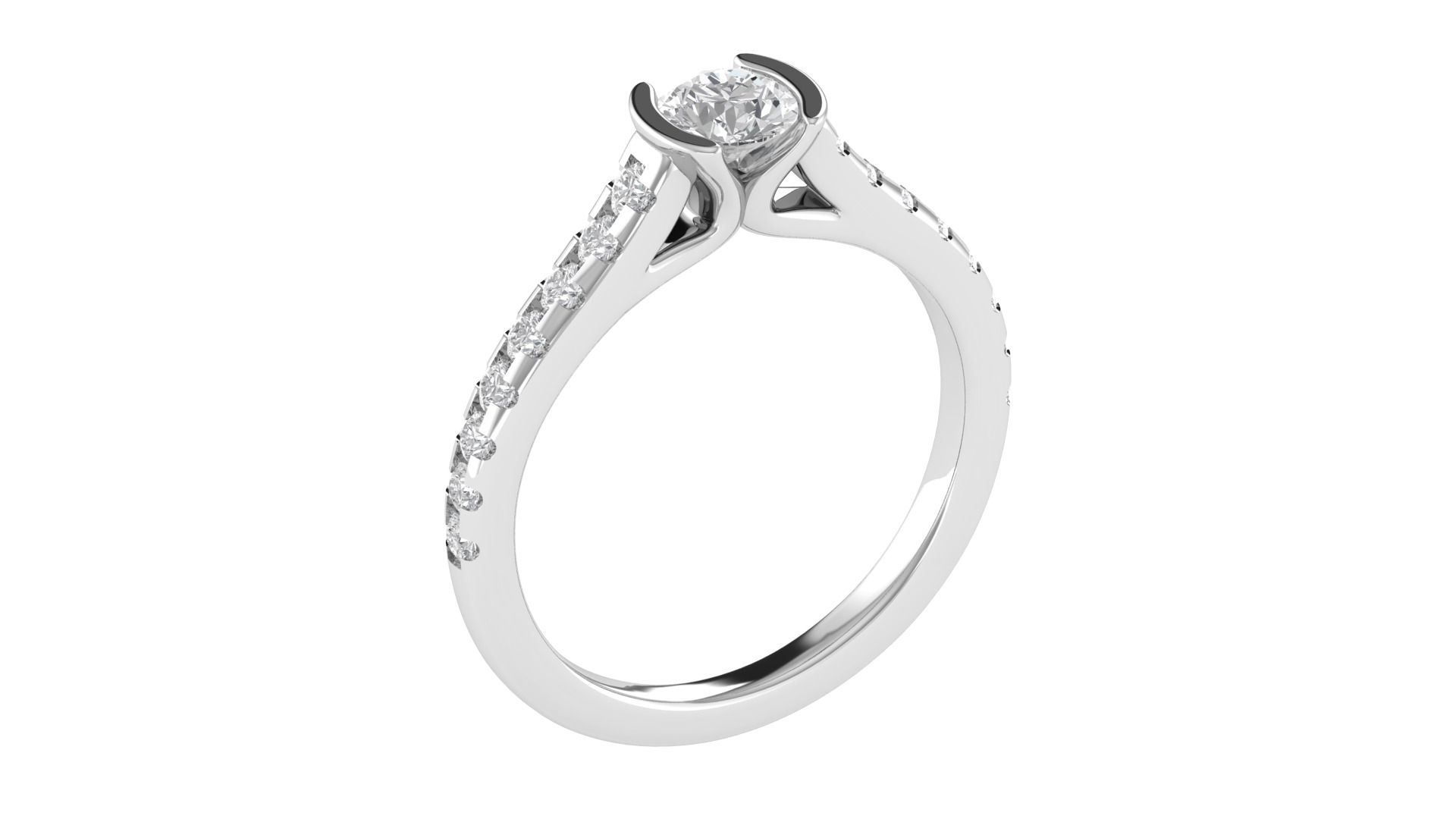 Women Ring  Render 3dm STL OBJ FBX TXT Details 3D print model_5