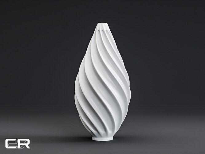 Spiral Vase 3D Print Model 3D print model