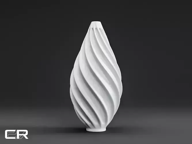 Spiral Vase 3D Print Model 3D print model