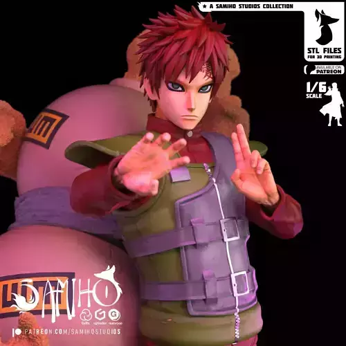 Samiho Studios - Gaara 4th Ninja War - STLs ready for printing