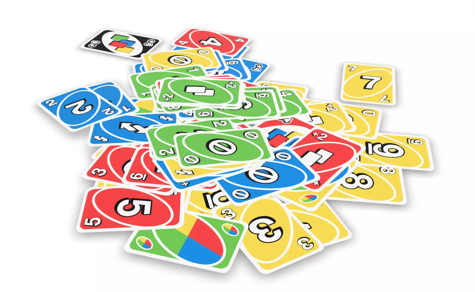 Uno cards animated 3D model_0