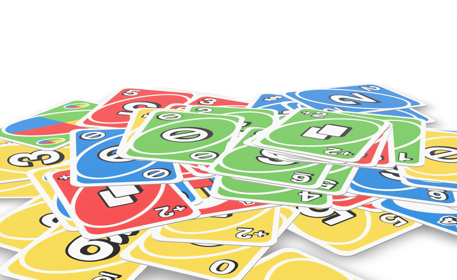 Uno cards animated 3D model_10