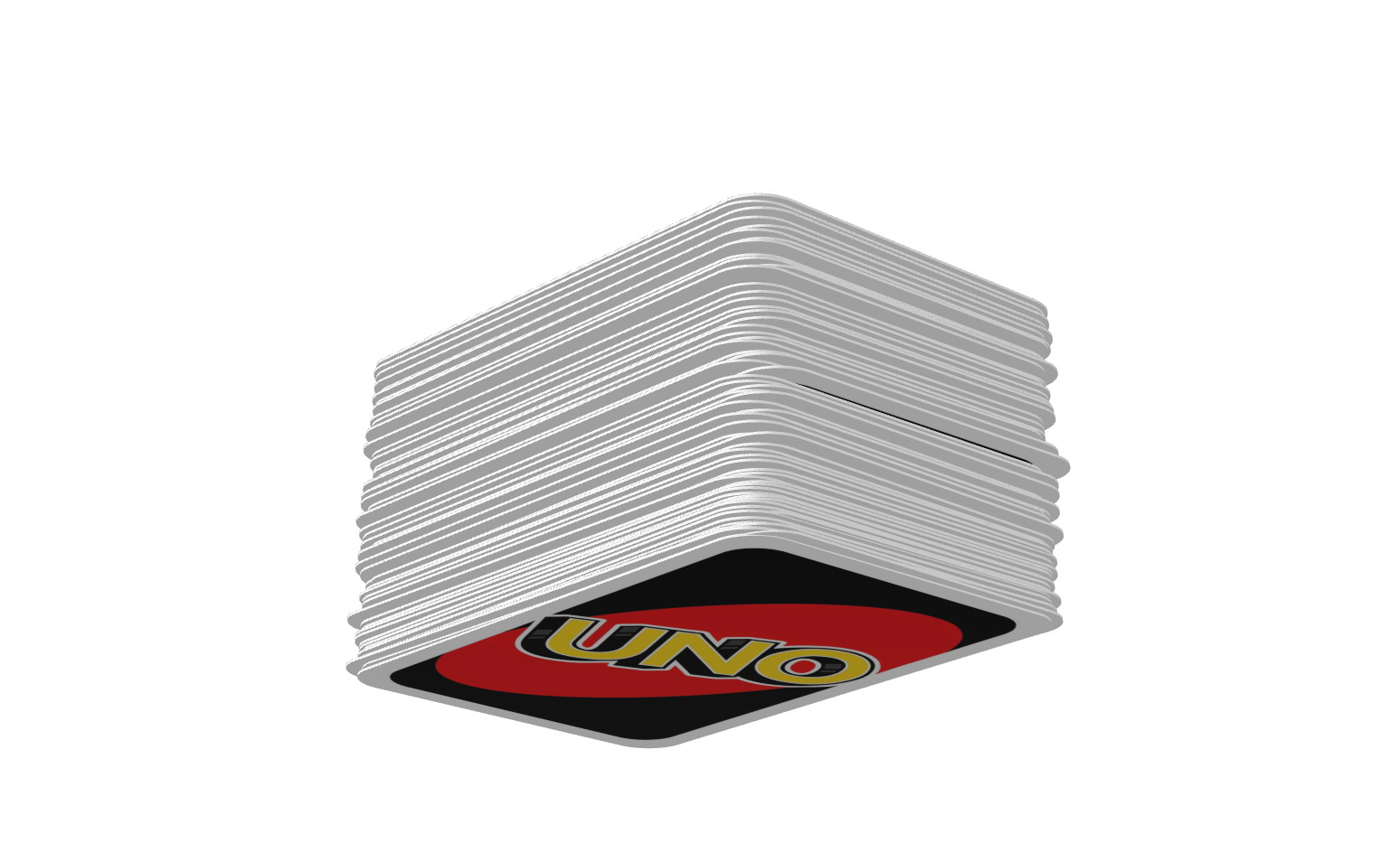 Uno cards animated 3D model_11