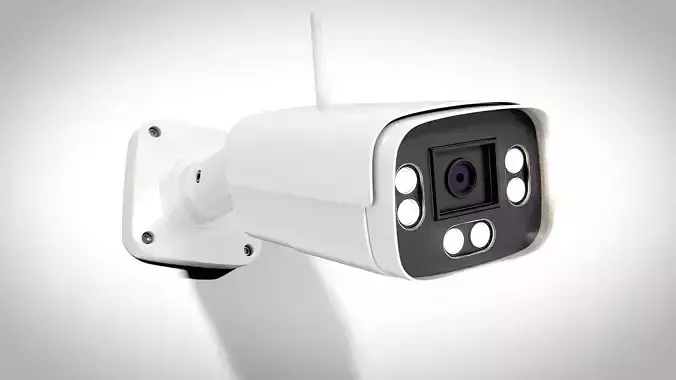 Generic Security Camera 03 PBR Low-poly 3D model
