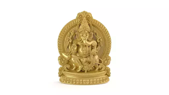 Ganesh-Ji 3D-Print-Model No6 -Jewelery Murti- 3D print model