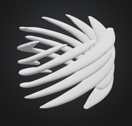 Scifi Object Shape Model 7 3D model_1