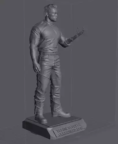 terminator 2 Arnold Schwarzenegger 3D print model