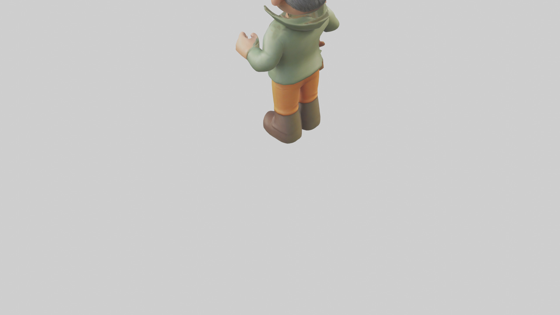 Cartoon Fisherman model 3D model_3