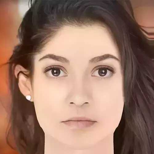 Madison Cheeatow Head - No Hair - Low poly head for game