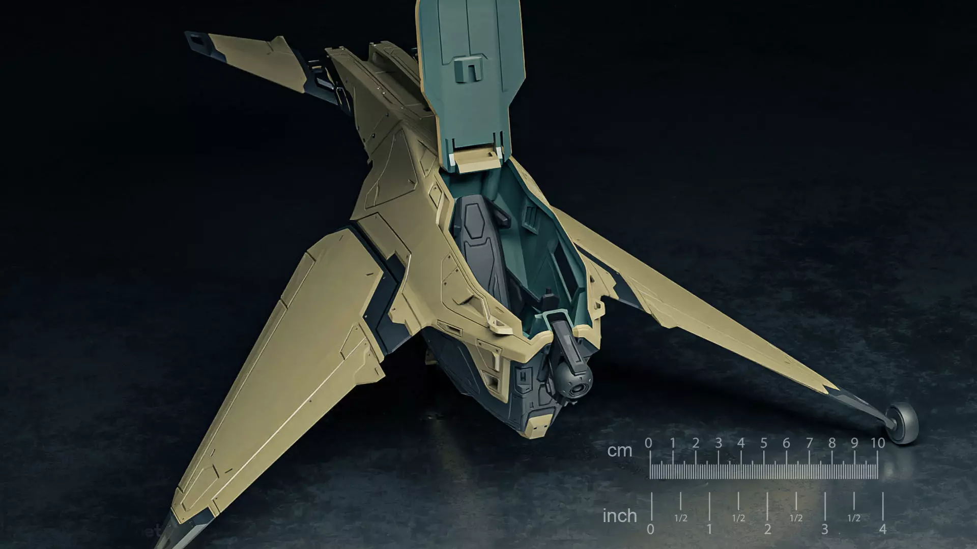 FALCON aircraft 3D print model_2