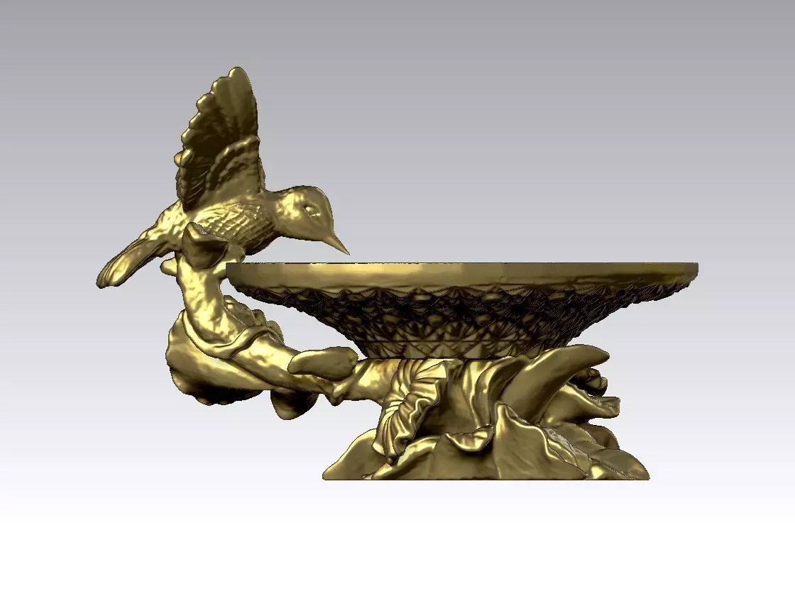 Decorative table bird - Key tray - 3D print 3D print model