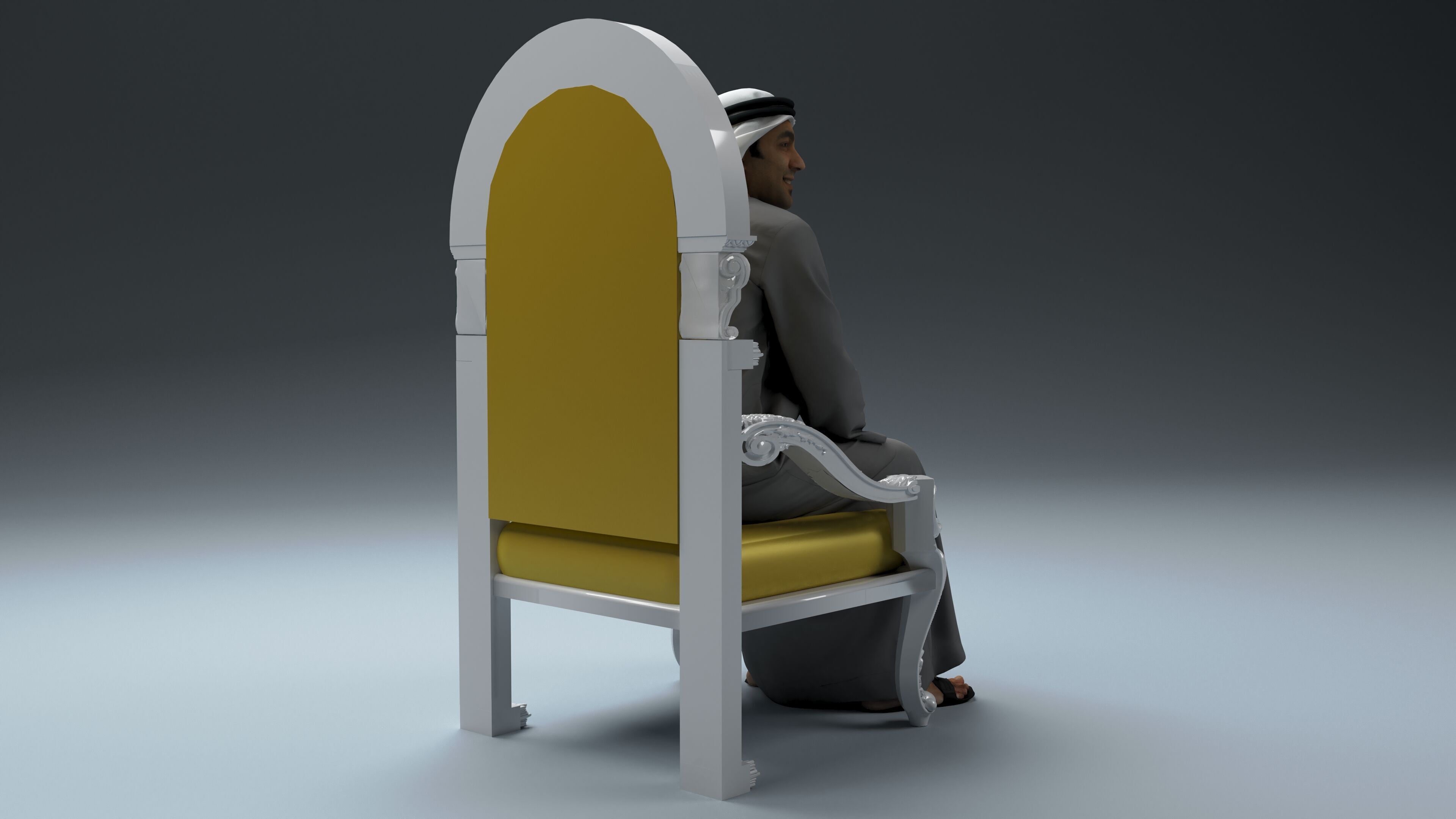 Arap Sultan 2 - 4K 3D model_2