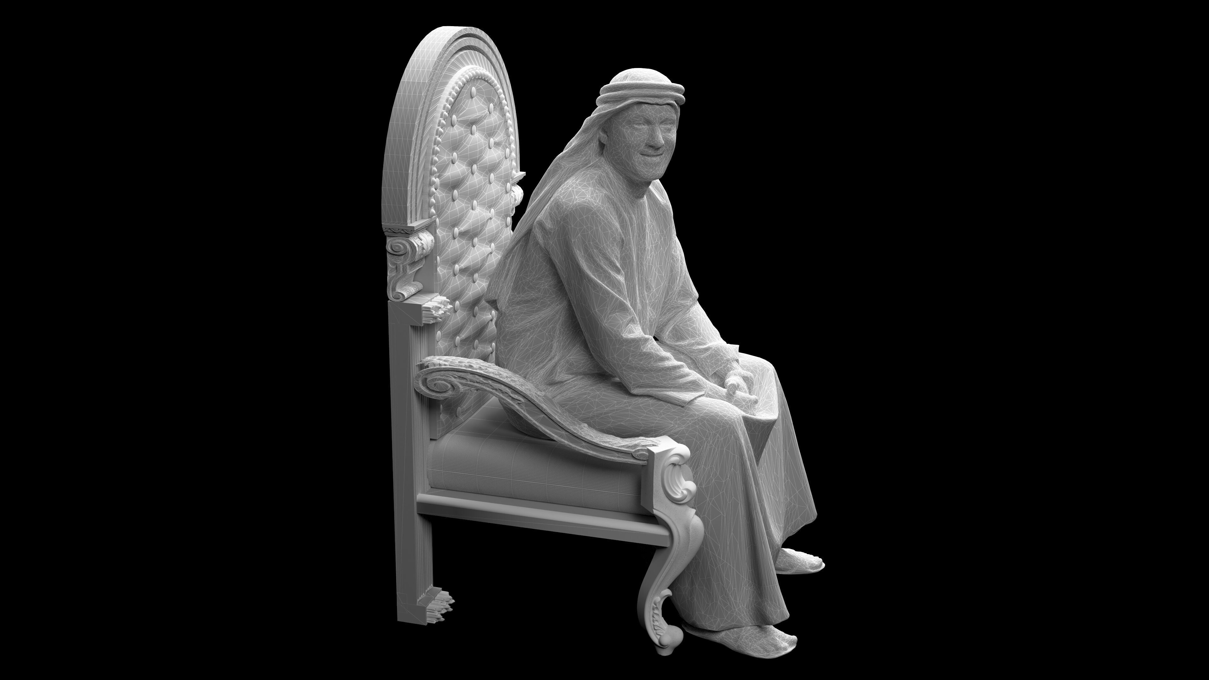 Arap Sultan 2 - 4K 3D model_11