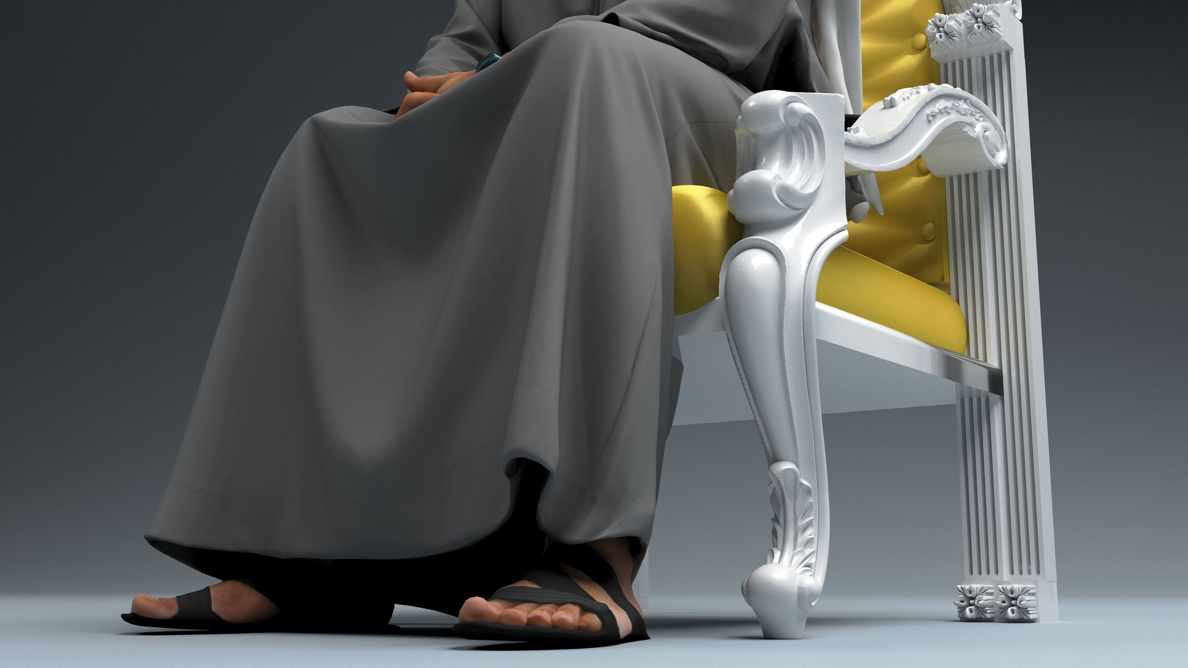 Arap Sultan 2 - 4K 3D model_6