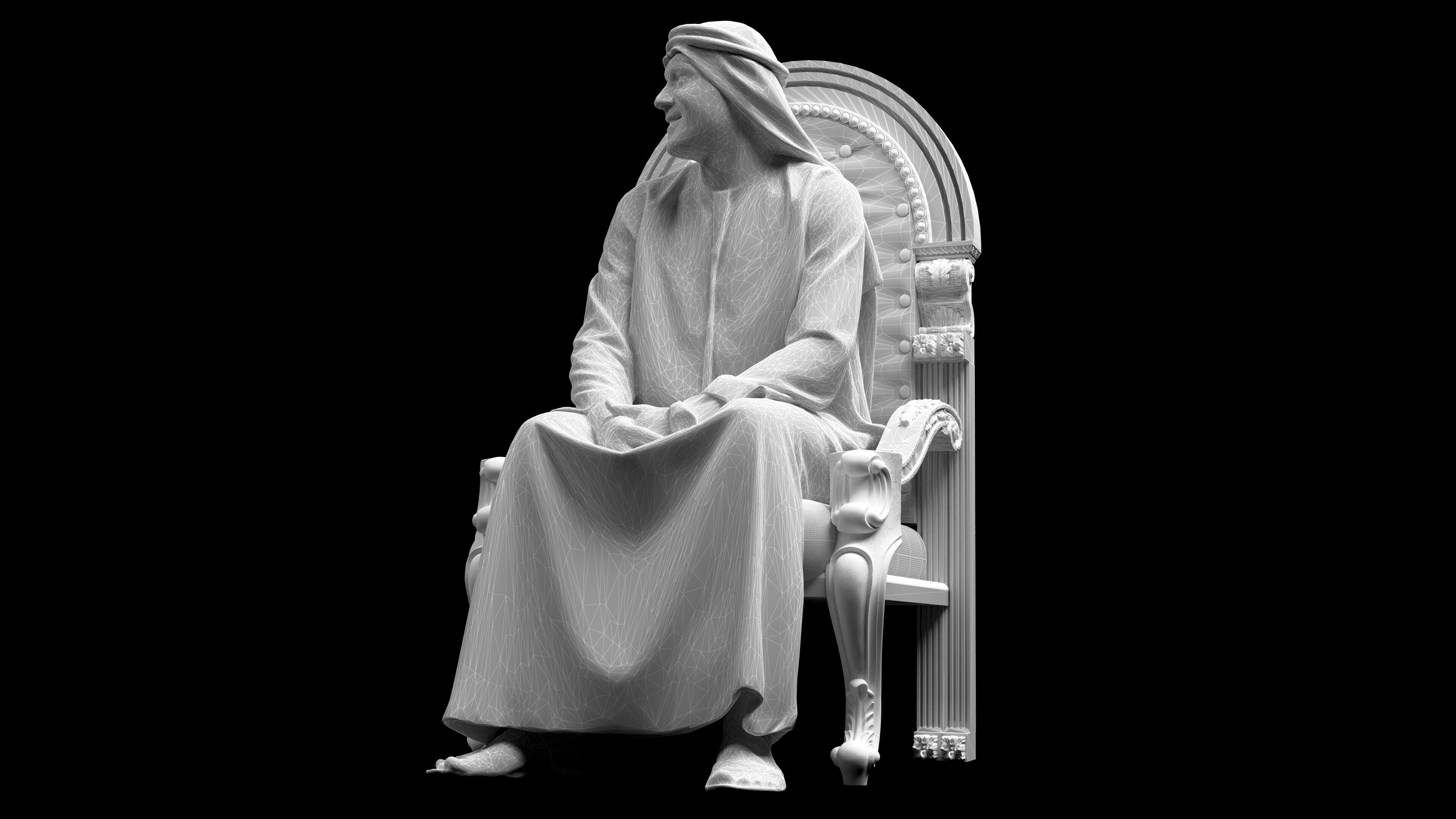 Arap Sultan 2 - 4K 3D model_16