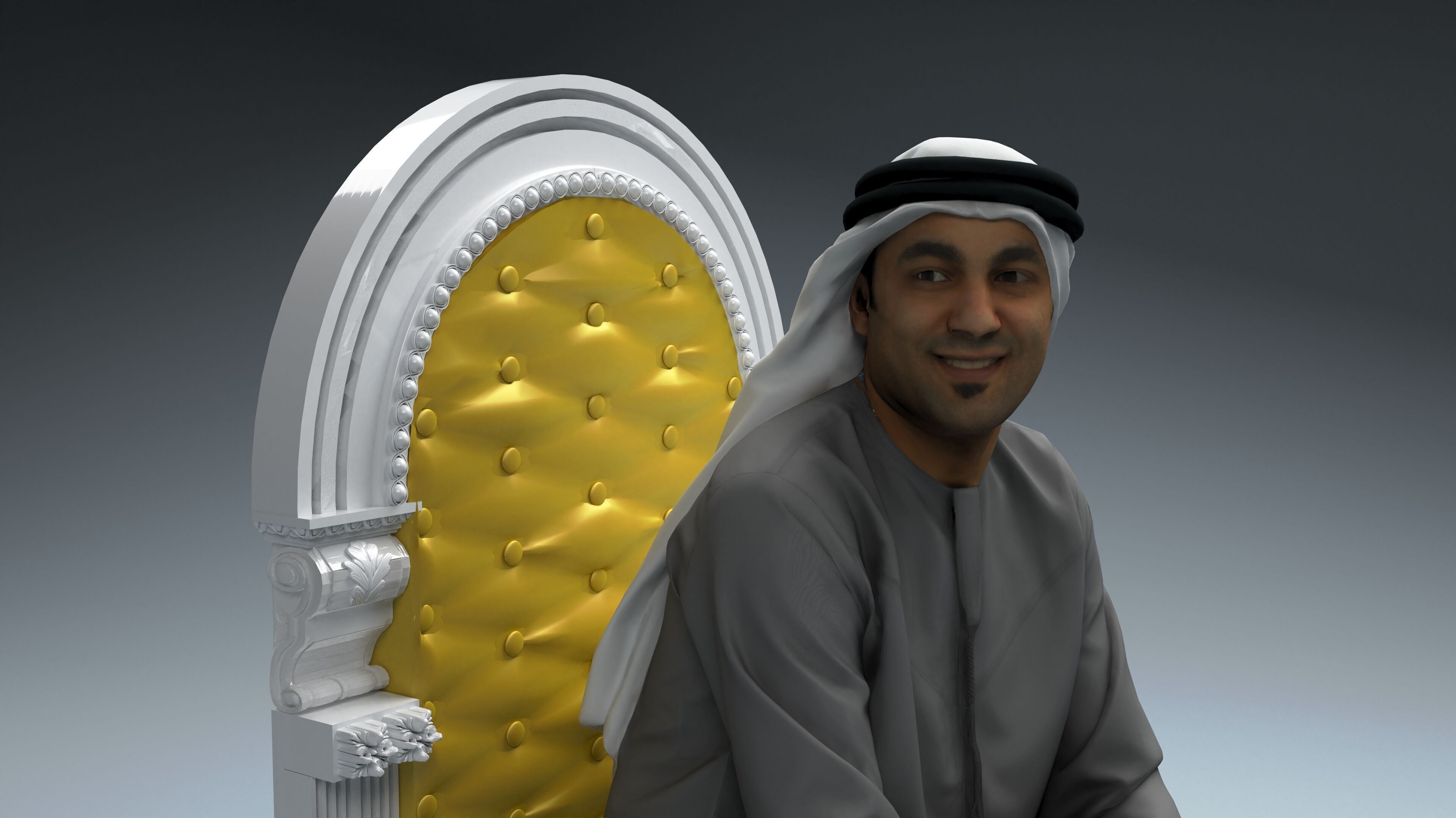 Arap Sultan 2 - 4K 3D model_1