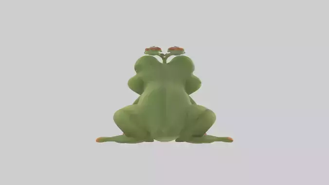 Cartoon Frog model