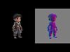 Stylized Adventure Hero 3D Character Model 3D model_1