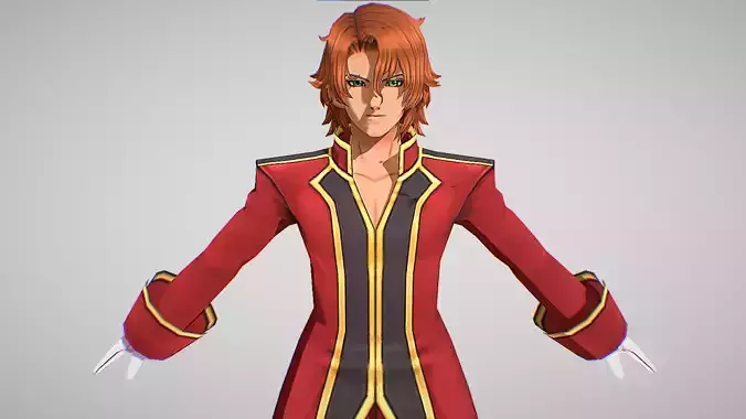 Diego - Dragon Quest X Low-poly 3D model